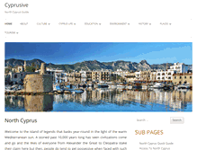 Tablet Screenshot of cyprusive.com